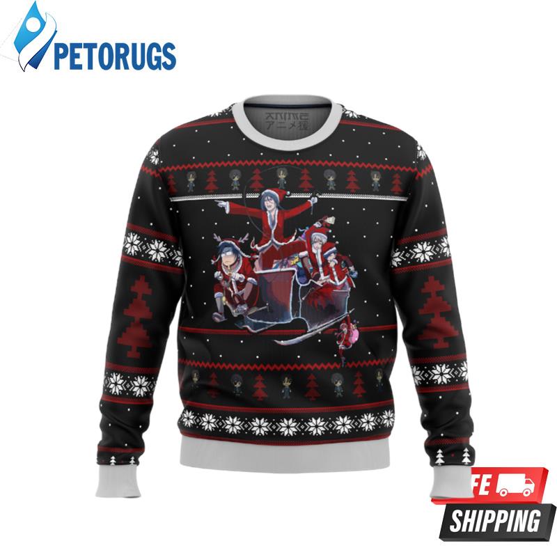 Black Butler Holiday Ugly Christmas Sweaters