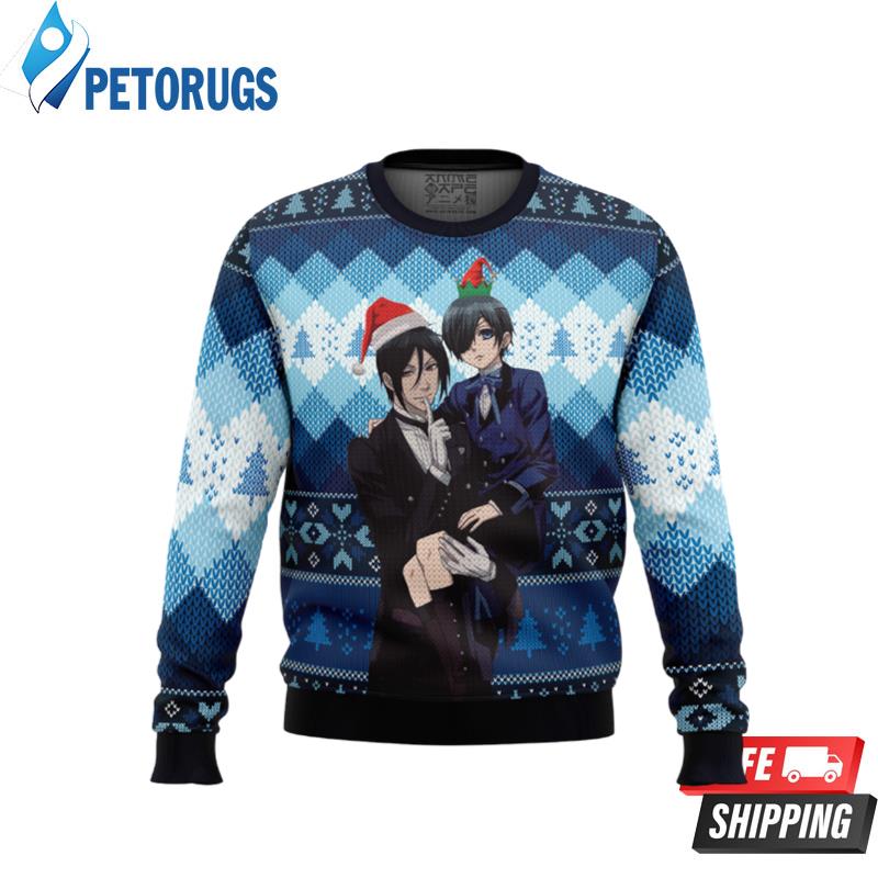 Black Butler Ugly Christmas Sweaters