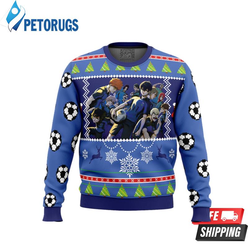 Blue Lock Ugly Christmas Sweaters