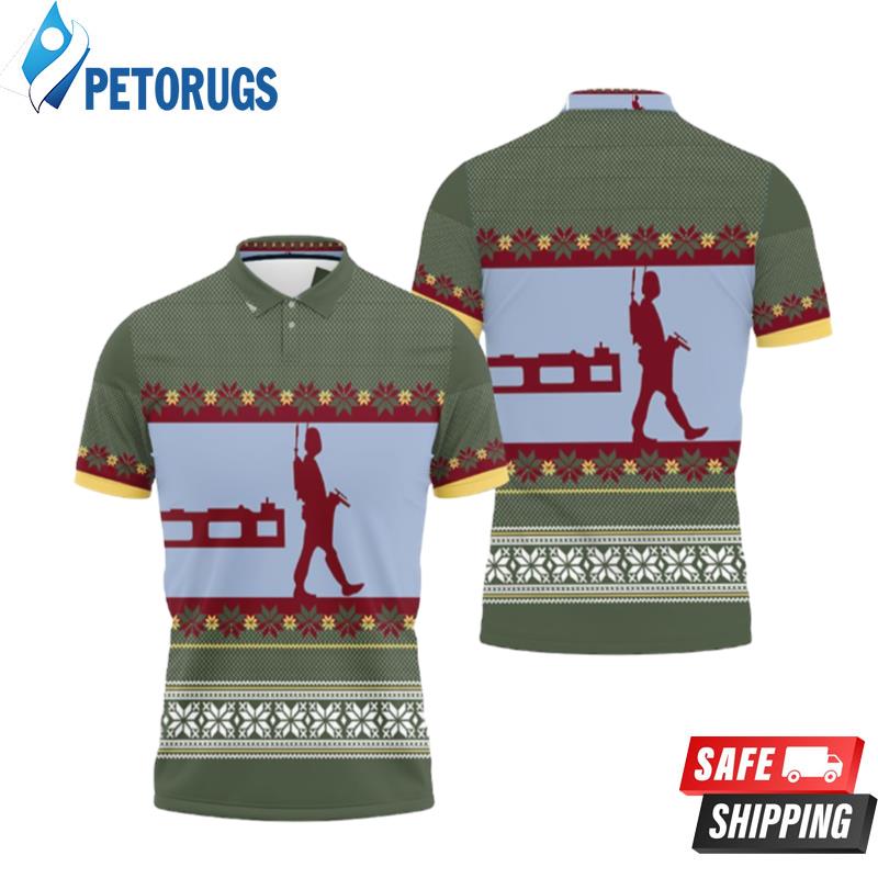 Boba Fett Nordic Christmas Knitting Pattern 2 Polo Shirts