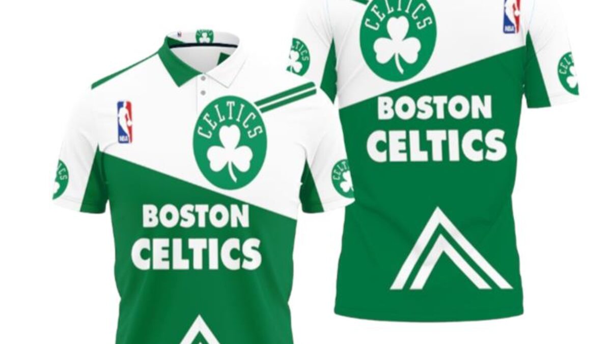 Boston Celtics Nba Basketball Team Logo Black Statement Edition 2019 For  Boston Fans Polo Shirts - Peto Rugs