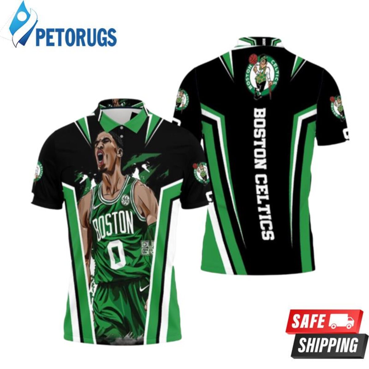 Jayson Tatum Black Boston Celtics Cat & Dog Pet Jersey - Celtics Store