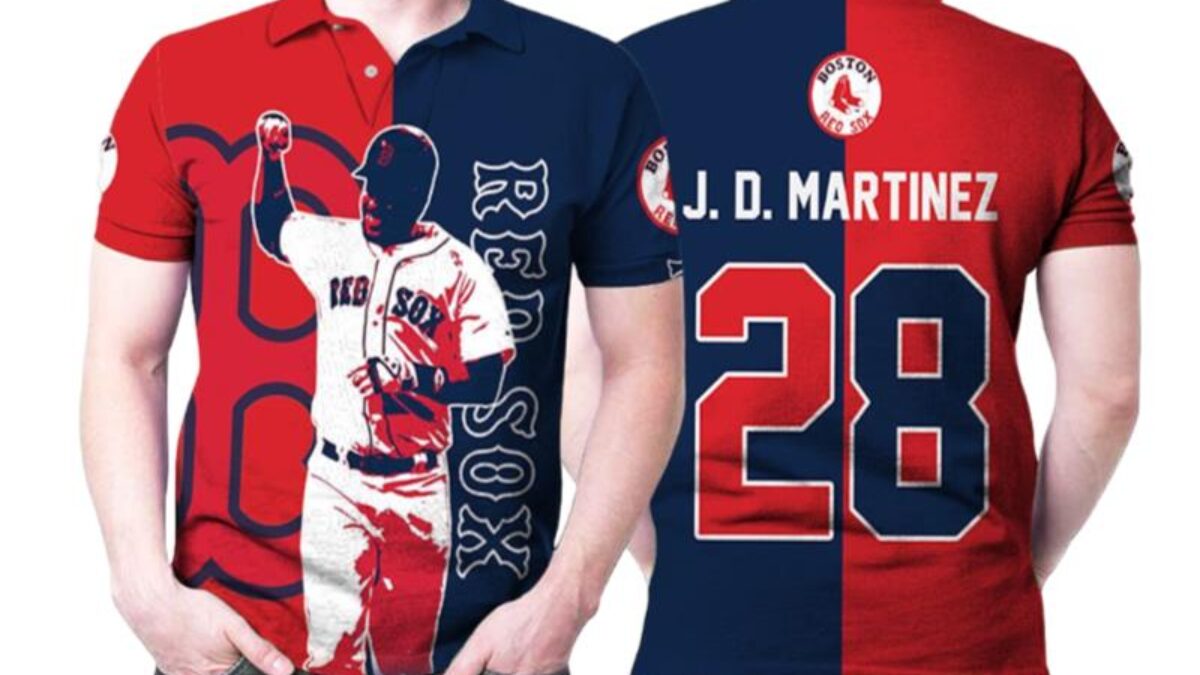 Boston Red Sox J D Martinez 28 Great Player Mlb Baseball Team For Red Sox  Fans Martinez Lovers Polo Shirts - Peto Rugs