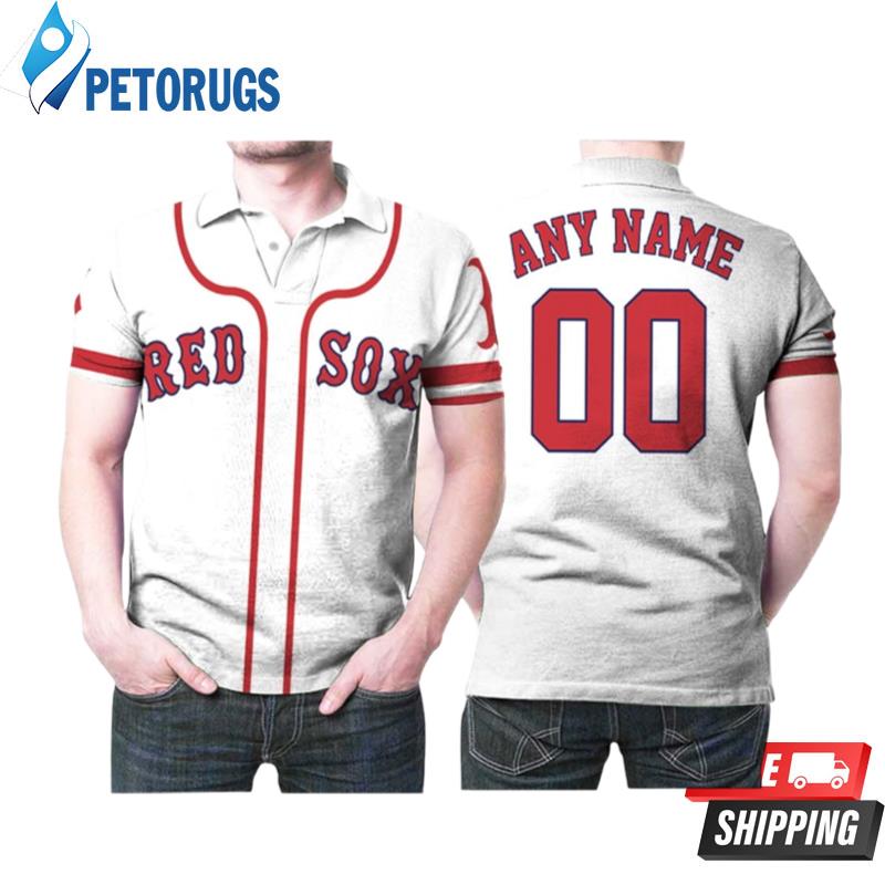 Boston Red Sox Mlb Baseball Team Logo Majestic Player White 2019 Designed Allover Custom Gift For Boston Fans Polo Shirts