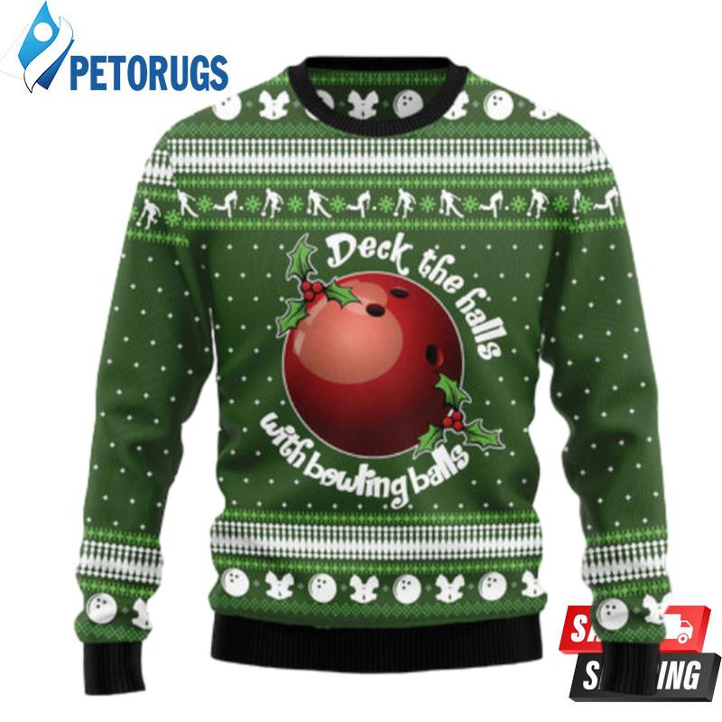 Bowling Ball Christmas Ugly Christmas Sweaters