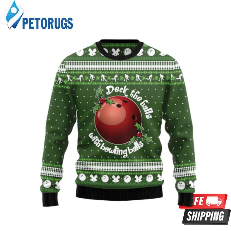 Bowling Ball Christmas Ugly Christmas Sweaters