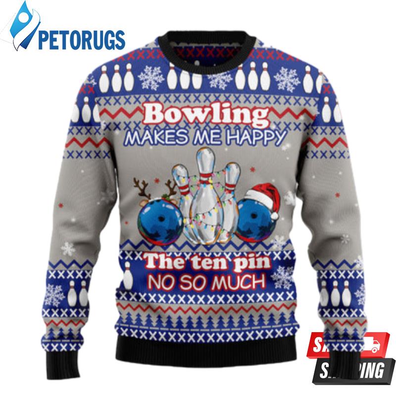 Bowling Merry Christmas Ugly Christmas Sweaters