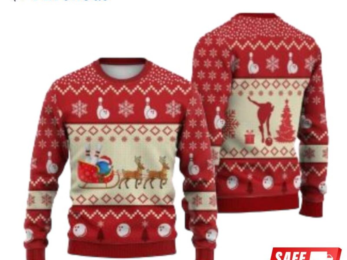 Kansas City Chiefs Christmas Reindeer Ugly Christmas Sweater