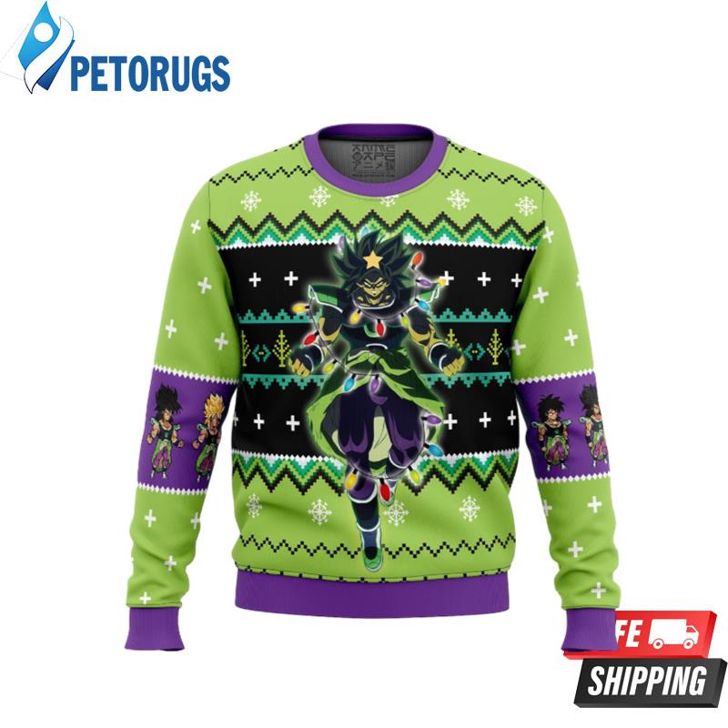 Broly Dragon Ball Z Ugly Christmas Sweaters