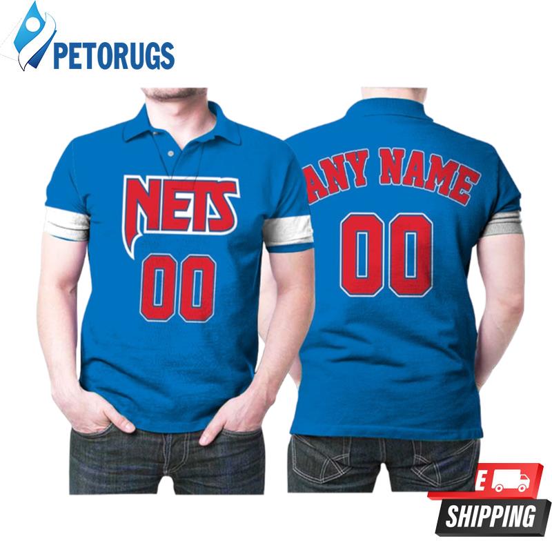 Brooklyn Nets Nba Basketball Team New Arrival Blue Designed Allover Custom Gift For Brooklyn Fans Polo Shirts
