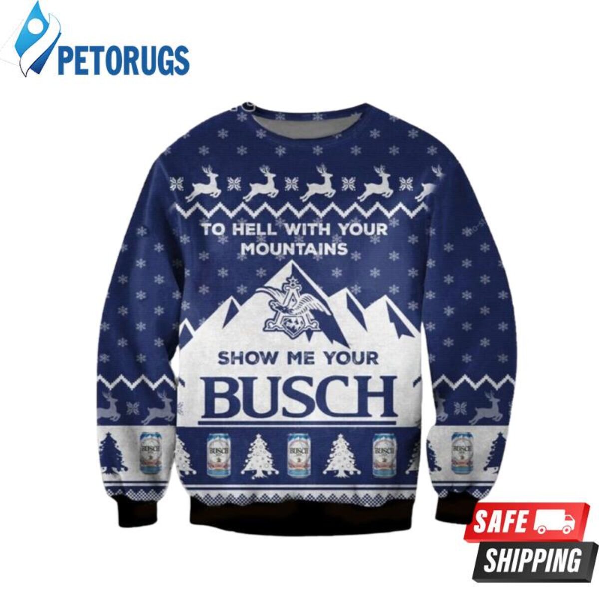 BEST Anheuser-Busch Ugly Christmas Sweater All Over Print