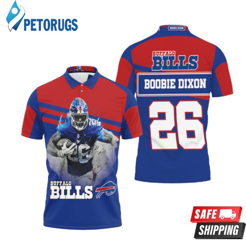 Buffalo Bills 26 Boobie Dixon Afc East Champs Polo Shirts