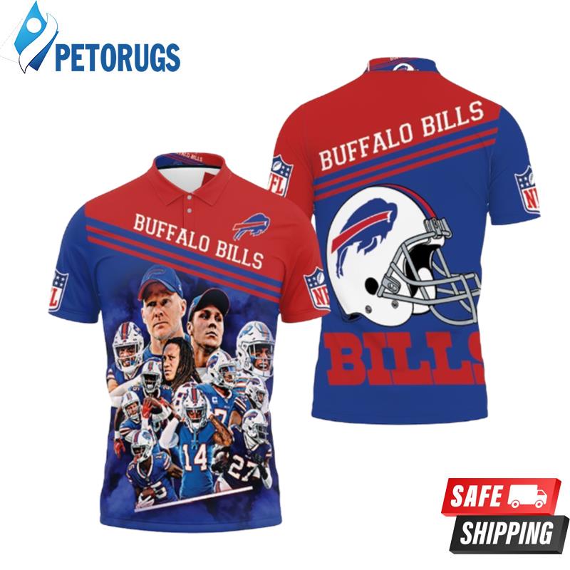 Buffalo Bills Afc 2021 East Division Champions Polo Shirts