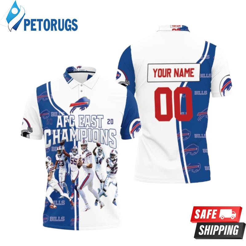 Buffalo Bills Afc East 2020 Champions Personalized Polo Shirts