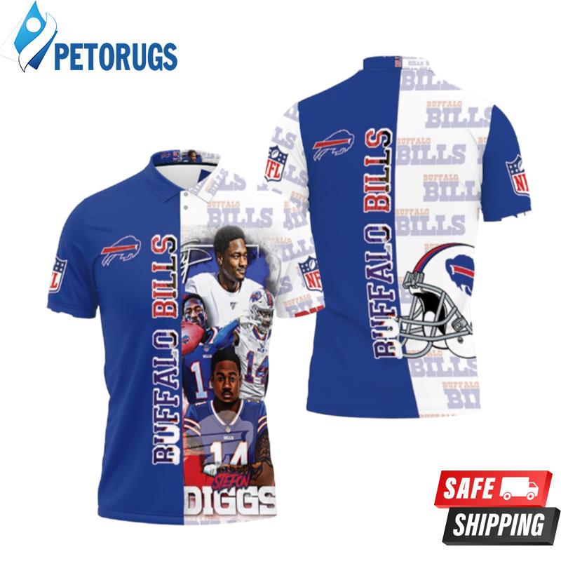 Buffalo Bills Afc East 2020 Stefon Diggs Polo Shirts