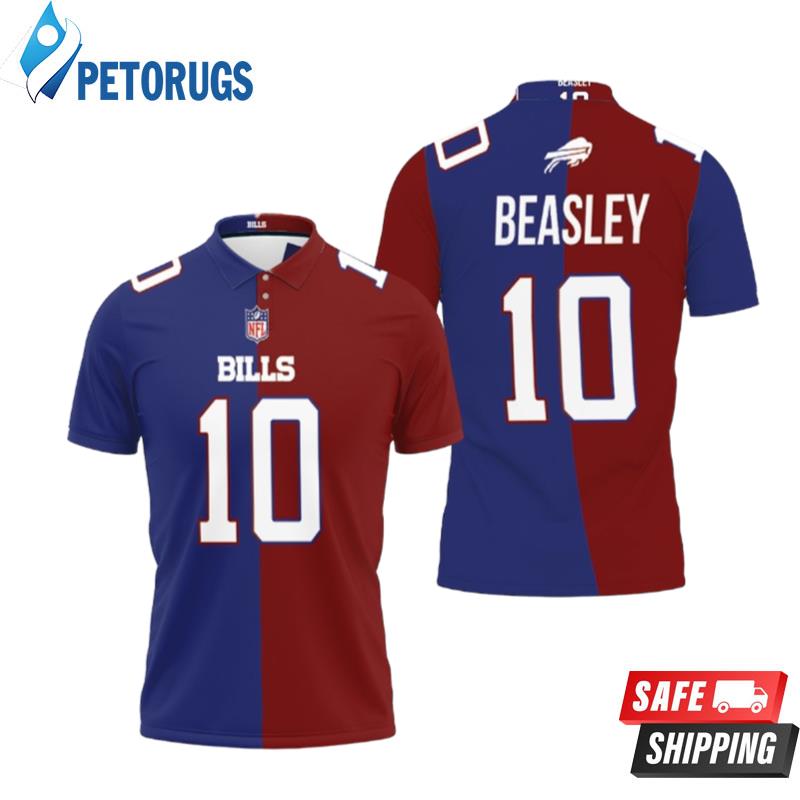 Buffalo Bills Cole Beasley #10 Great Player Nfl Vapor Limited Royal Red Two Tone Style Polo Shirts
