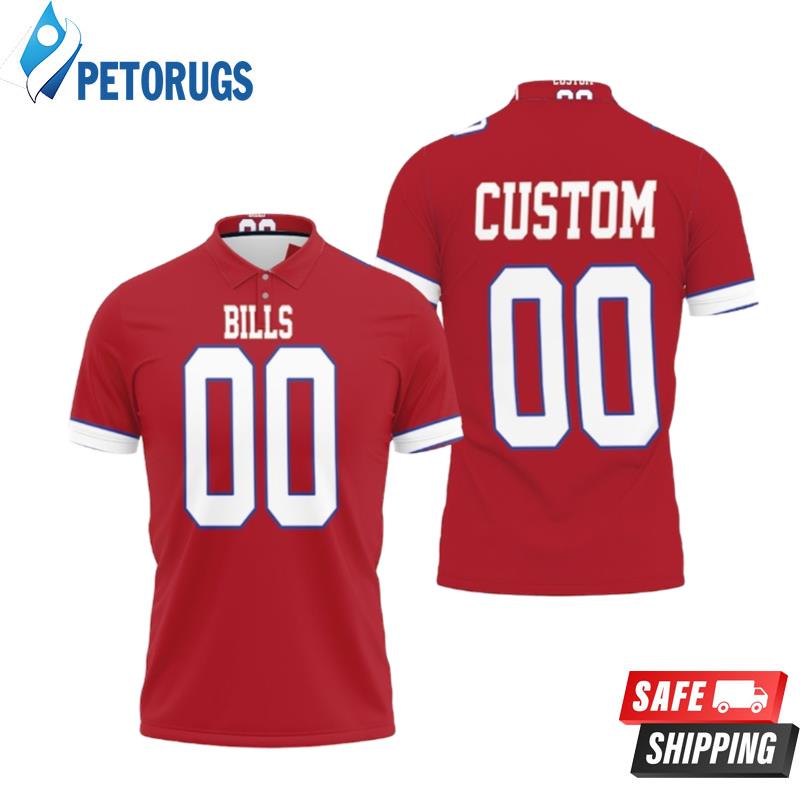 Buffalo Bills Color Rush Limited Personalized Inspired Style Polo Shirts