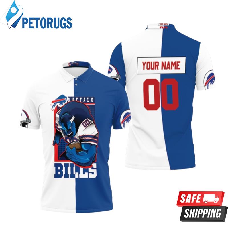 Buffalo Bills Mascot 2020 Afc East Champions Personalized Polo Shirts