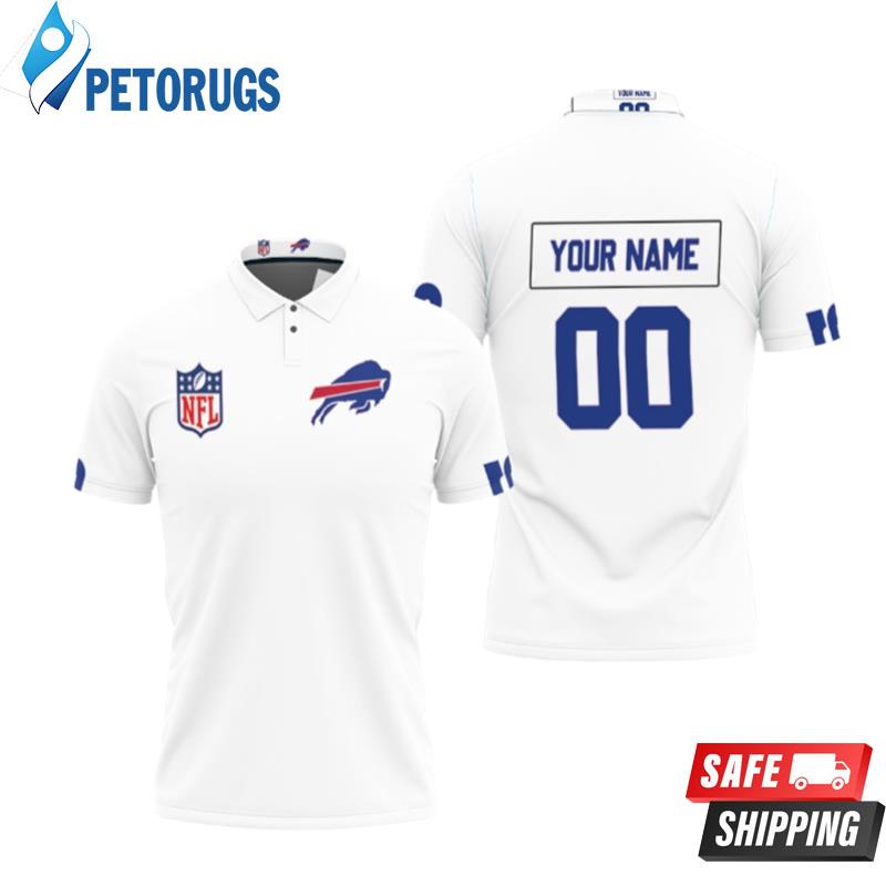 Buffalo Bills Nfl White Style Personalized Polo Shirts