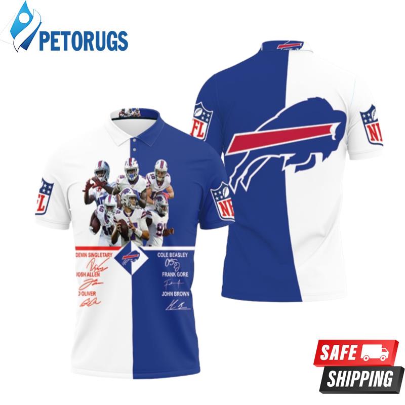 Buffalo Bills Players Signed Polo Shirts