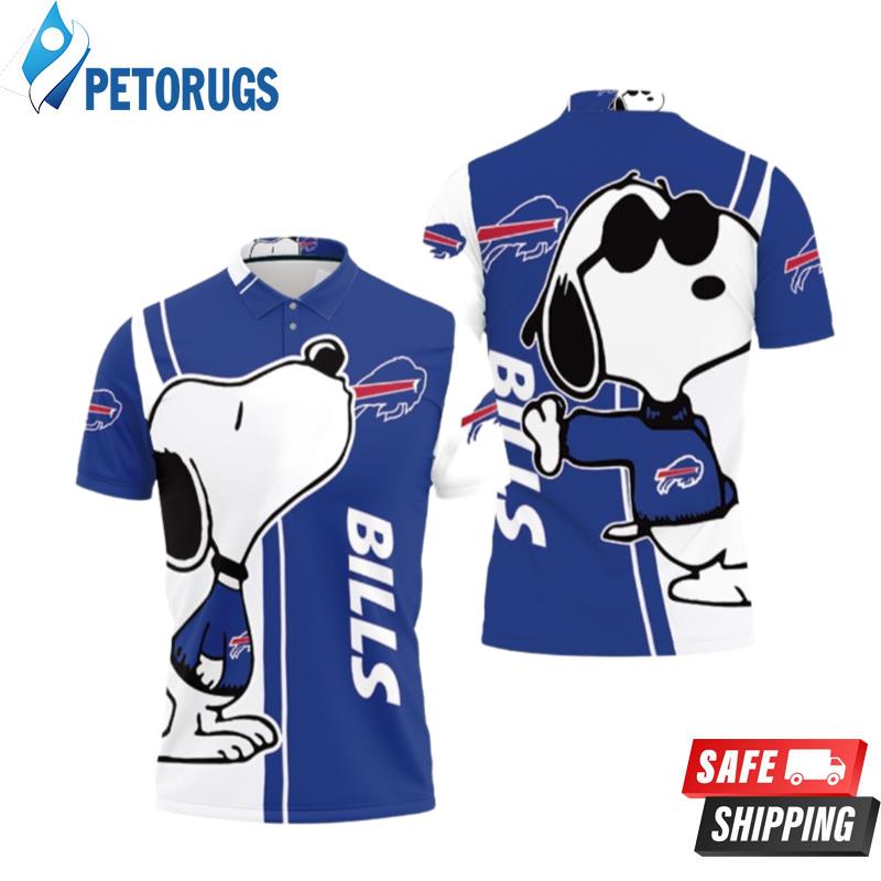 Buffalo Bills Snoopy Lover Printed Polo Shirts