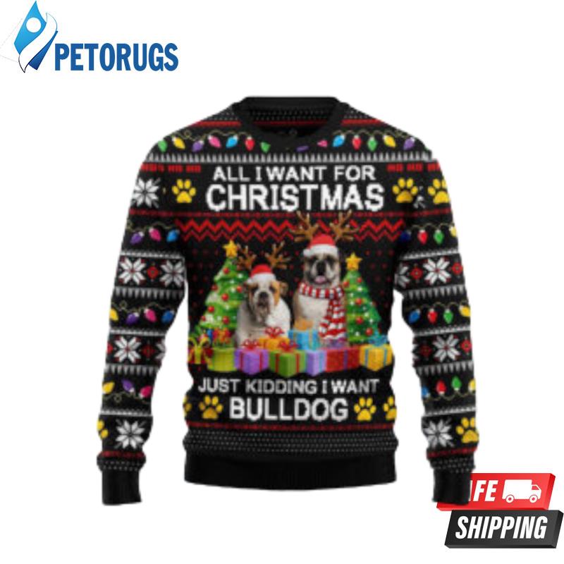Bulldog Christmas Don?T Be A Normal Ugly Christmas Sweaters