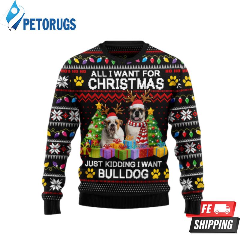 Bulldog Christmas Ugly Christmas Sweaters