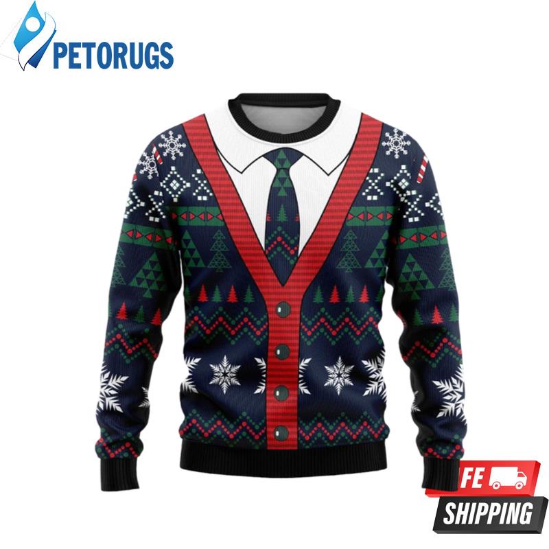 Bulldog Ho Ho Ho Ugly Christmas Sweaters