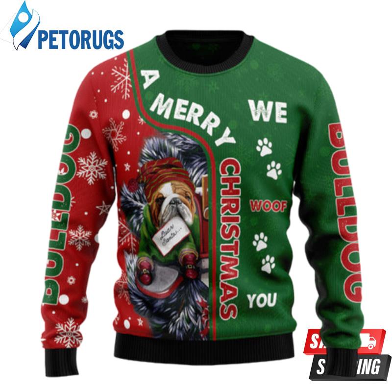 Bulldog Ugly Christmas Sweaters