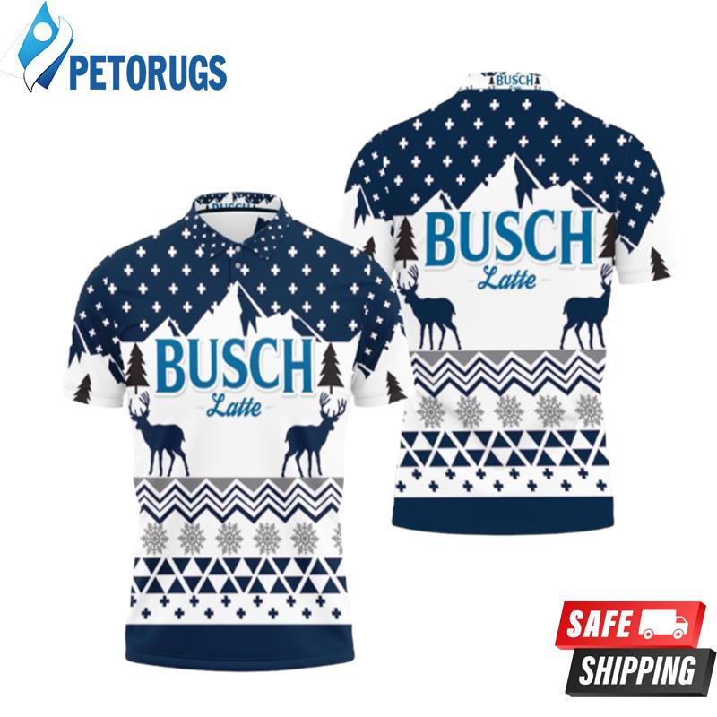 Busch Latte Christmas Gift 2 Polo Shirts