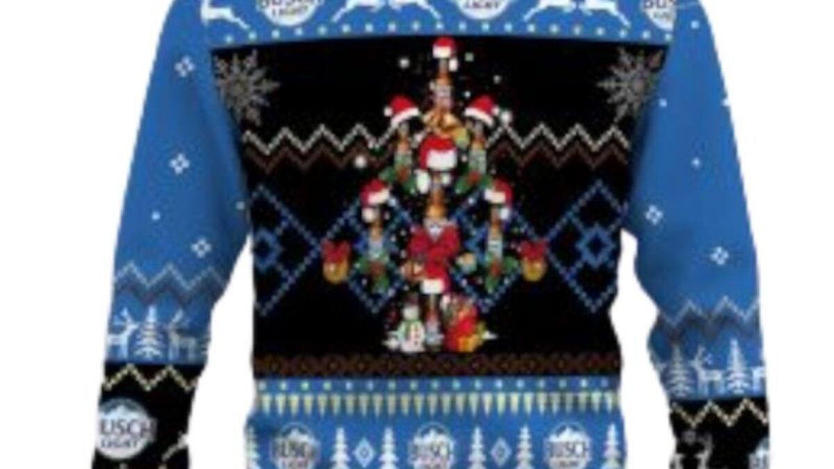 21+ Busch Light Christmas Sweater