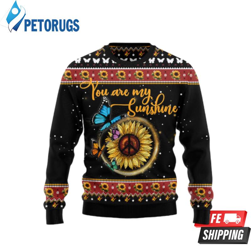 Butterfly Sunshine 1 Ugly Christmas Sweaters