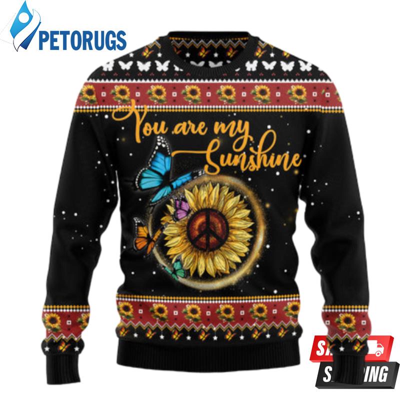 Butterfly Sunshine Ugly Christmas Sweaters