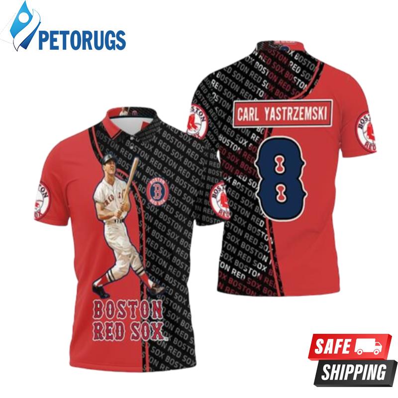 Carl Yastrzemski Boston Red Sox 8 Polo Shirts - Peto Rugs