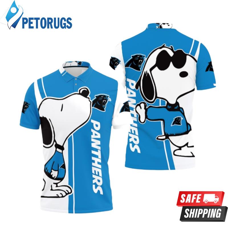 Carolina Panthers Snoopy Lover Printed Polo Shirts