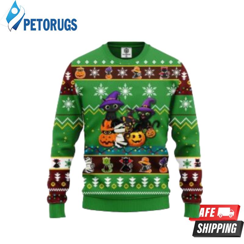 Cat Cute Witcher Noel Mc Ugly Christmas Sweaters