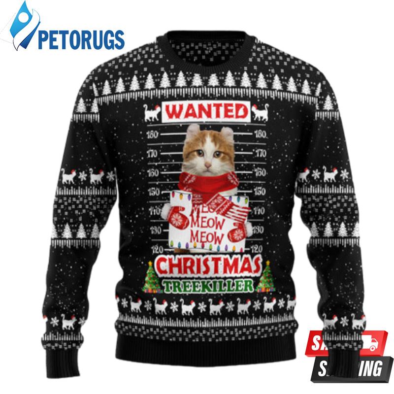 Cat Treekiller Custom Photo Ugly Christmas Sweaters