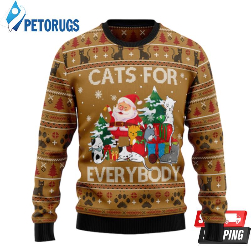 Cats For Everybody G51022 Ugly Christmas Sweater Ugly Christmas Sweaters