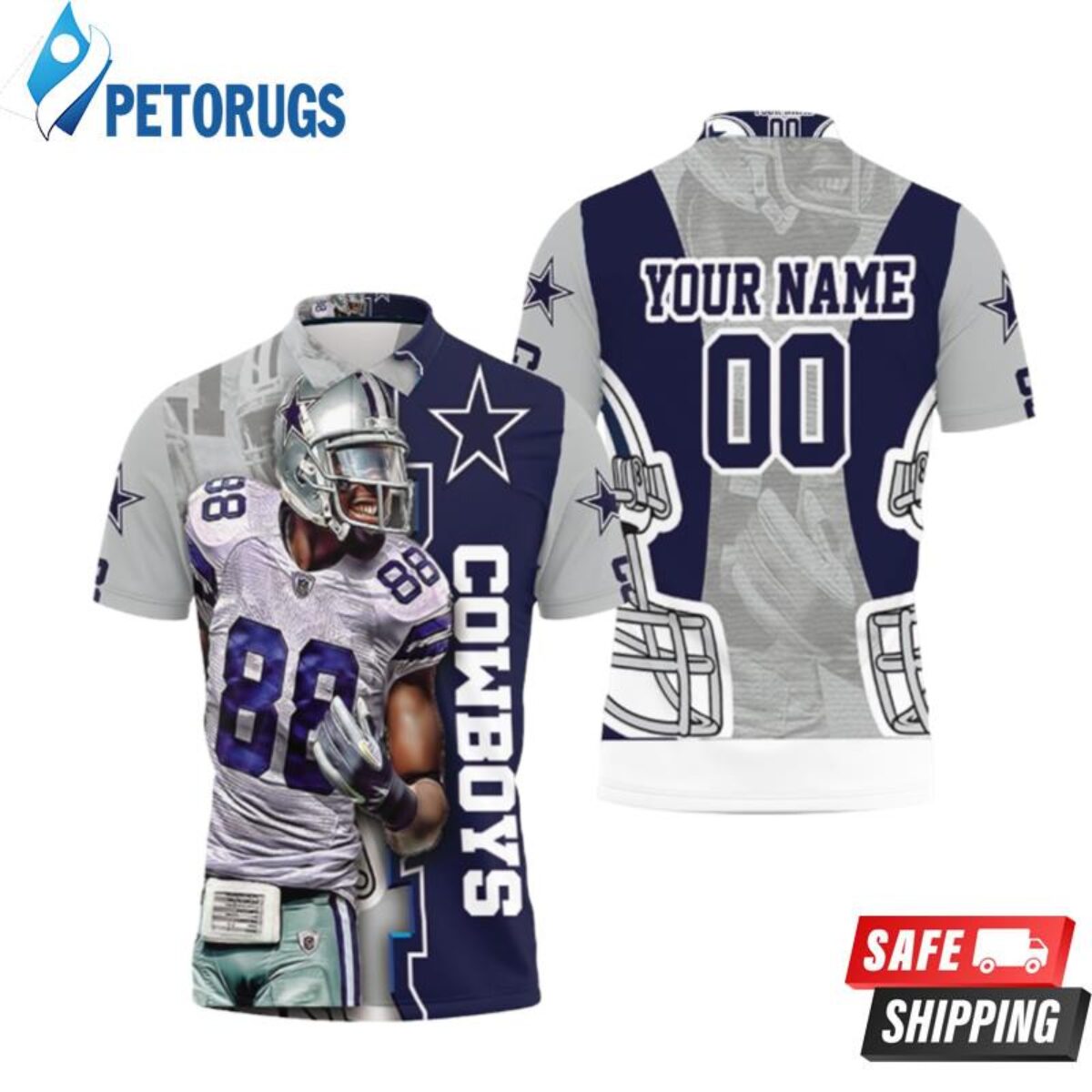 Amari Cooper #19 Dallas Cowboys Nfc East Division Champions Super Bowl 2021  Polo Shirts - Peto Rugs