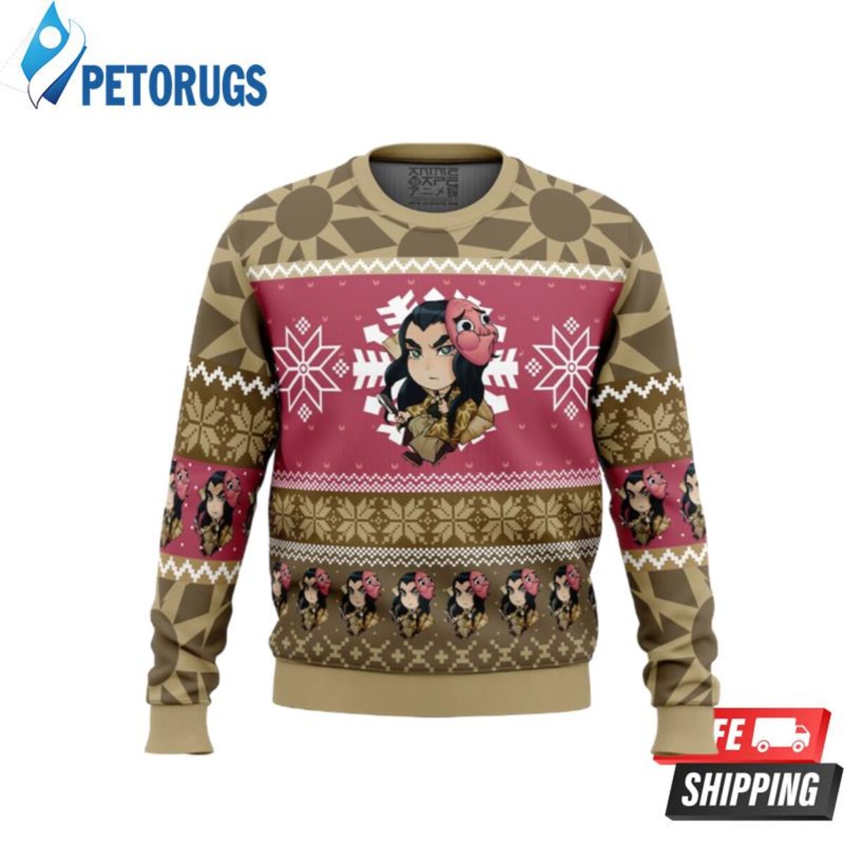 Hotaru Haganezuka Demon Slayer Ugly Christmas Sweater 