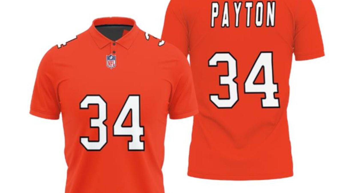 Walter Payton T-Shirt, Vintage, Retro, Throwback Tees