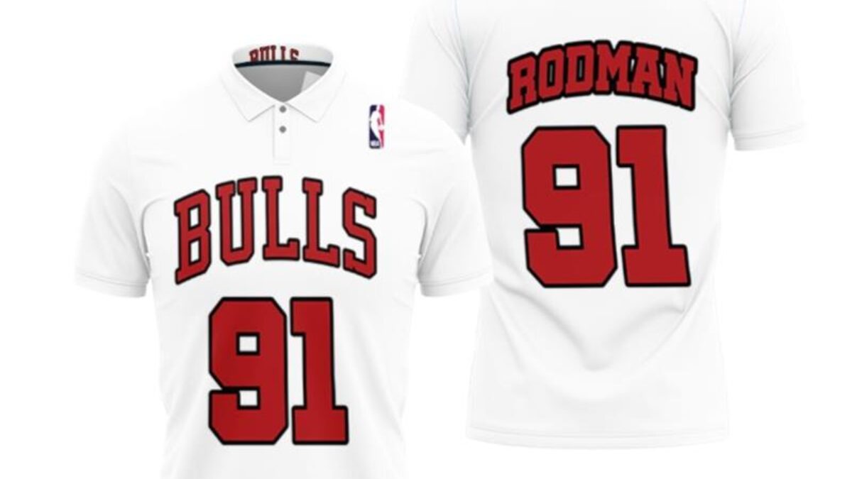 Chicago Bulls Dennis Rodman #91 Nba Great Player 2020 City Edition New  Arrival Blue Jersey Style Gift For Bulls Fans Polo Shirt – Teepital –  Everyday New Aesthetic Designs