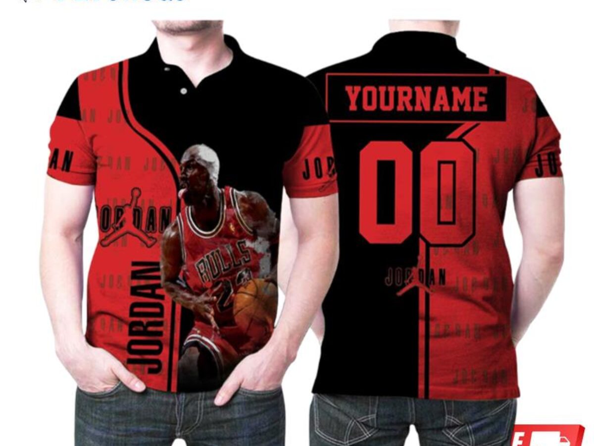 Chicago Bulls Michael Jordan 23 Nba Basketball Team Logo Personalized  Custom Name Chicago Bulls Fans Michael Jordan Lovers 2 Polo Shirts - Peto  Rugs