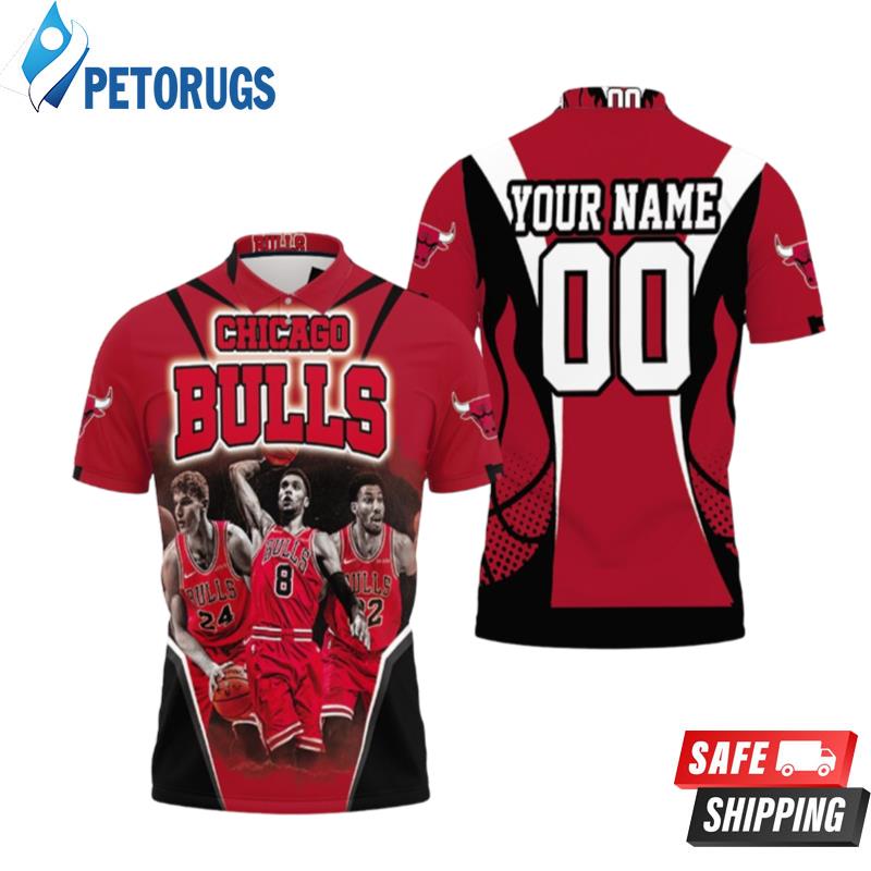 Chicago Bulls Michael Jordan With Legends Personalized Polo Shirts