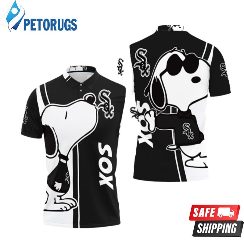 Chicago White Sox Snoopy Lover Printed Polo Shirts