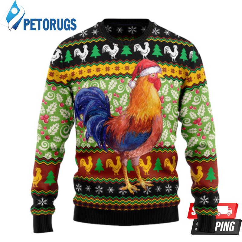 Chicken Cluck Ry Christmas Ugly Christmas Sweaters