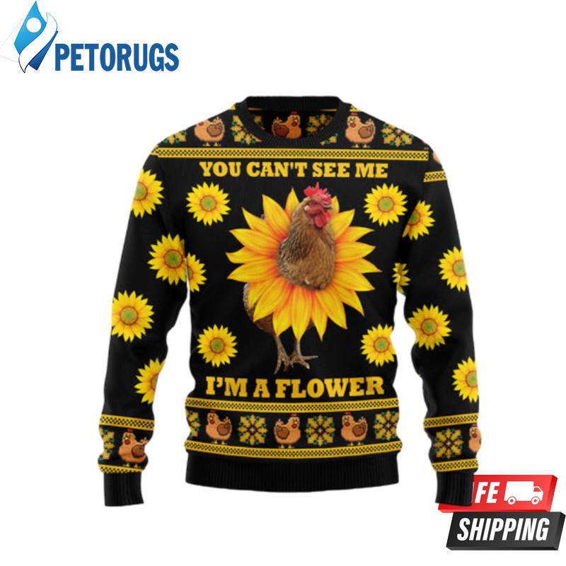 Chicken Flower Ugly Christmas Sweaters