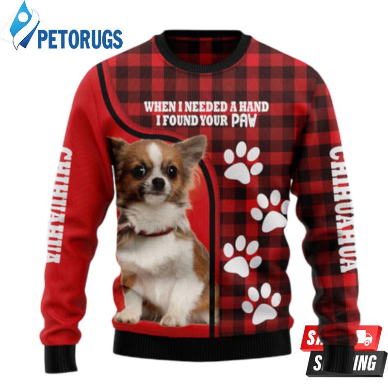 Chihuahua Paw Ugly Christmas Sweaters