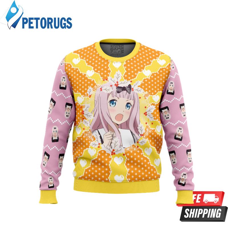 Chika Fujiwara Kaguya-sama Love Is War Ugly Christmas Sweaters