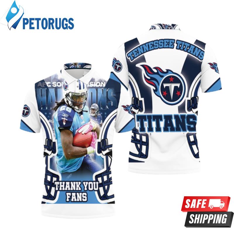 Chris Johnson #28 Tennessee Titans Afc South Division Champions Super Bowl 2021 Polo Shirts